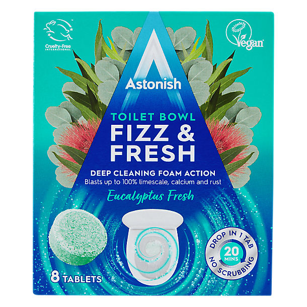 8 Astonish Toilet Bowl Fizz & Fresh Clean