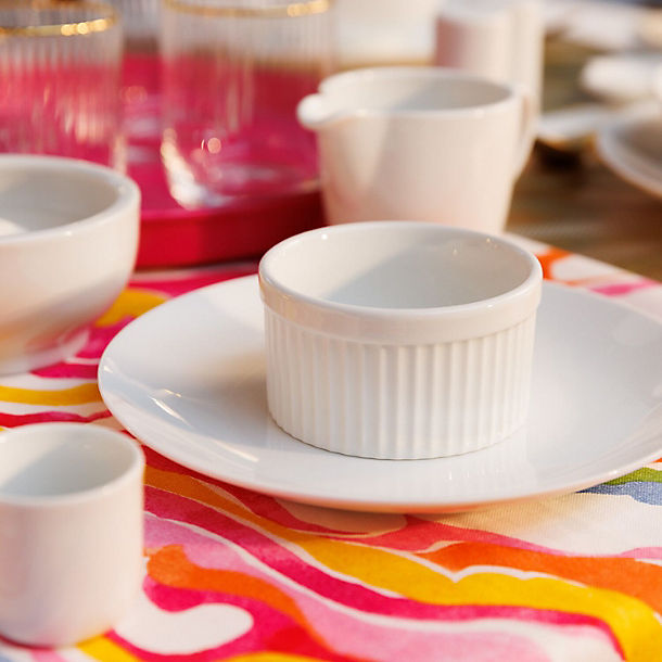 Mikasa Chalk 4-piece Porcelain Ramekin Set