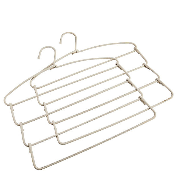 2 Lakeland Space Saving Trouser Hanger
