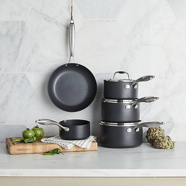 Lakeland 14cm Hard Anodised Aluminium Milk Pan