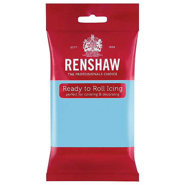 Renshaw Ready to Roll Coloured Icing - 250g Baby Blue