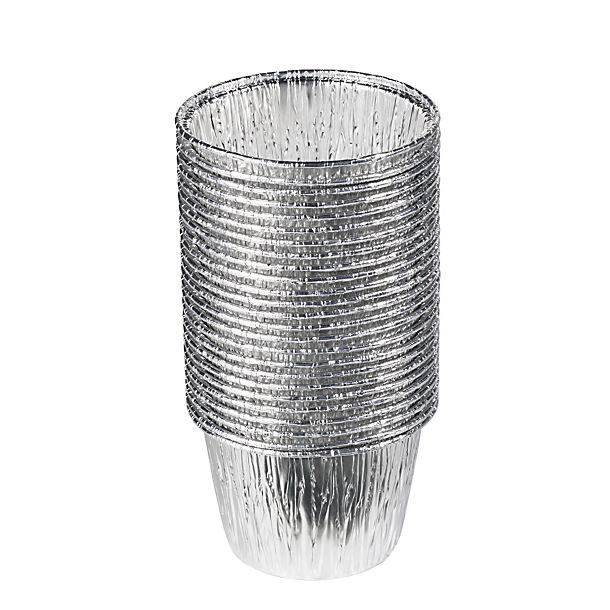 25 Foil Pie Dishes - Round 180ml