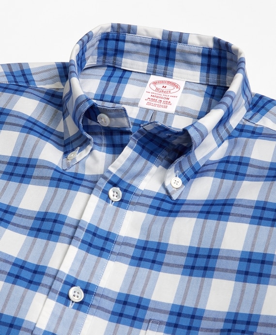 Madison Fit Oxford Plaid Sport Shirt