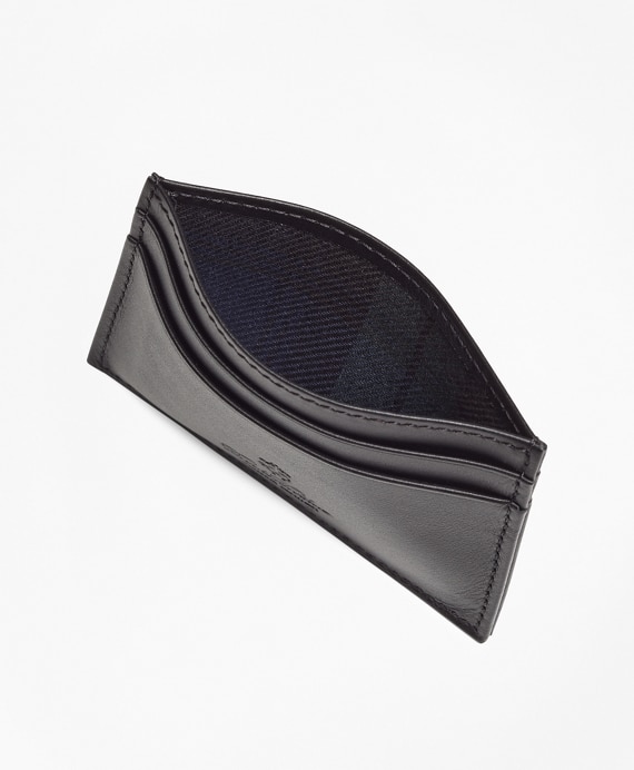 Leather with Black Watch Card Case