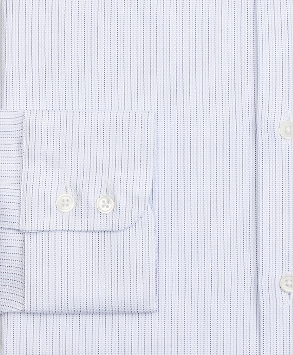 Luxury Collection Regent Fitted Dress Shirt, Franklin Spread Collar Textured Stripe