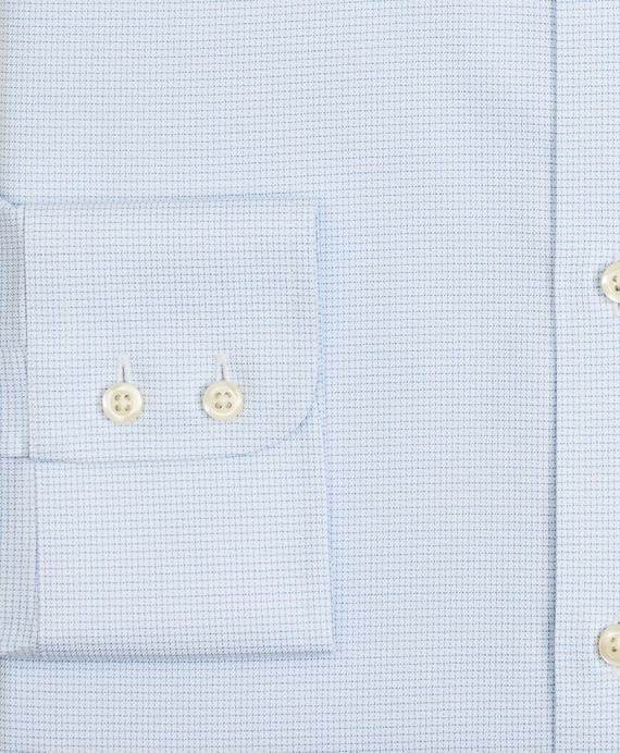 Stretch Madison Classic-Fit Dress Shirt, Non-Iron Twill Button-Down Collar Micro-Check