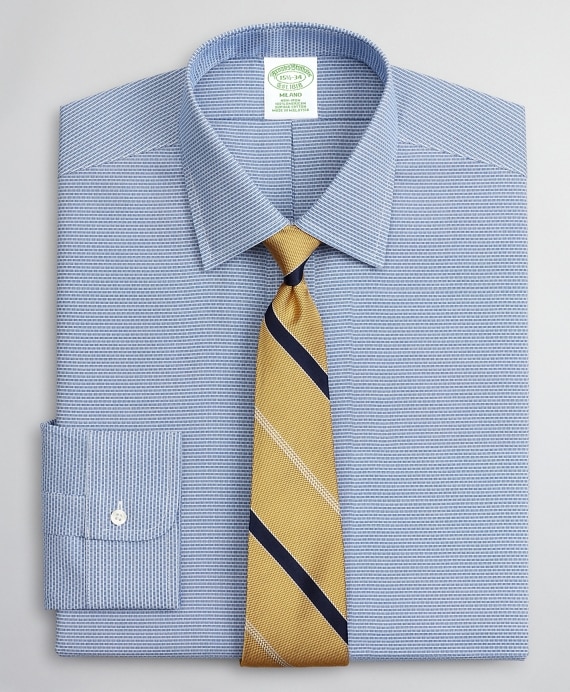 Milano Slim-Fit Dress Shirt, Non-Iron Dobby Ainsley