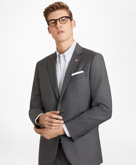Milano Fit Two-Button Stripe 1818 Suit