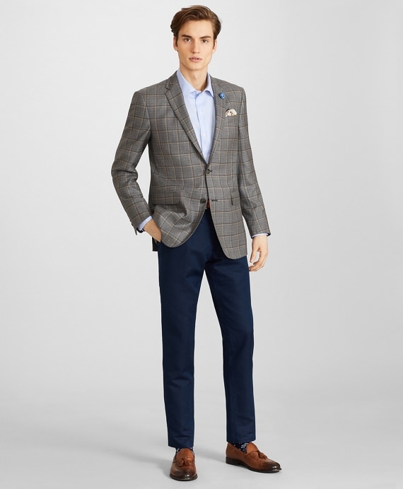 Milano Fit Double Windowpane Sport Coat
