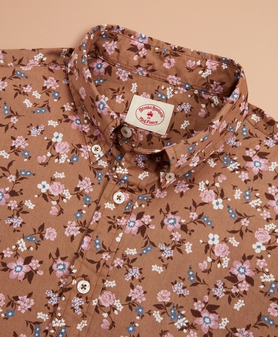 Floral-Print Poplin Shirt