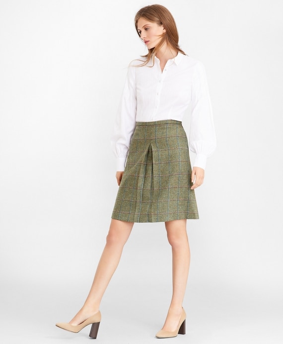 Petite Non-Iron Tailored-Fit Supima® Cotton Floral Jacquard Blouse