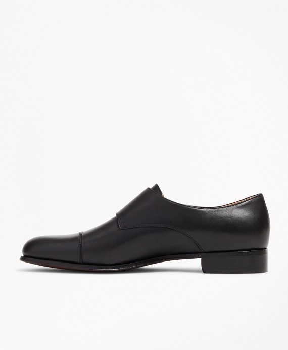 Leather Cap-Toe Monk Straps