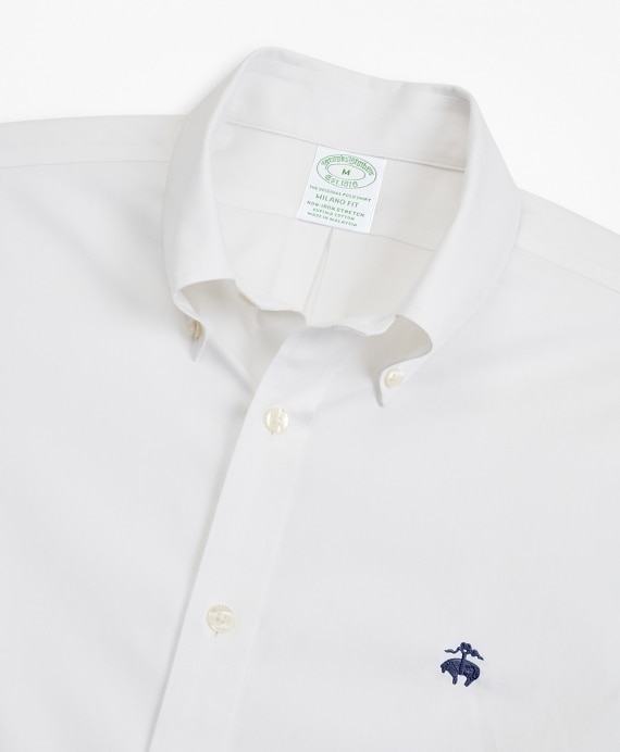 Stretch Milano Slim-Fit Sport Shirt, Non-Iron