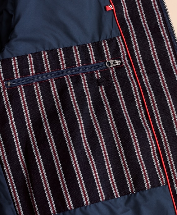 Striped Bomber Jacket