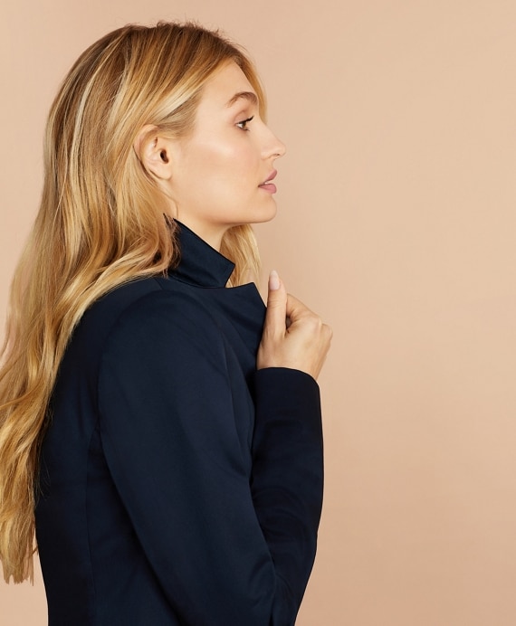 Stretch Cotton Sateen Jacket