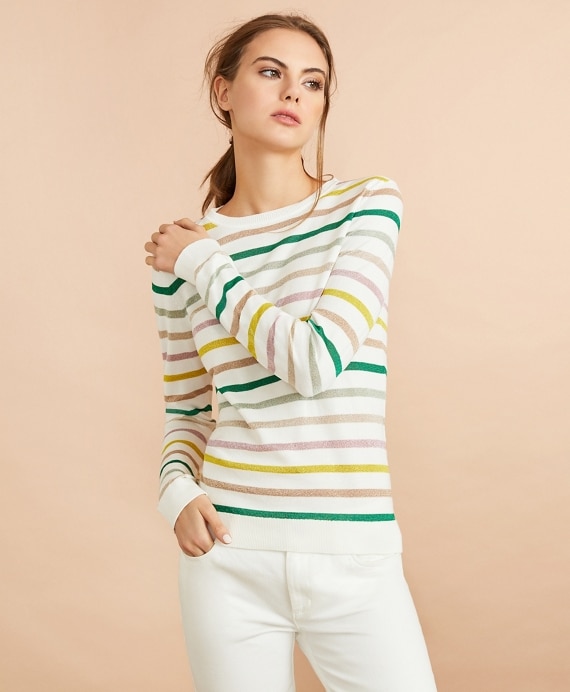 Shimmer Stripe Sweater