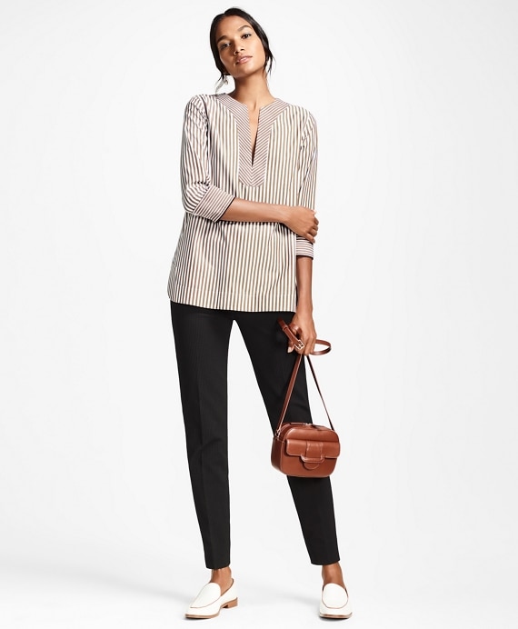 Non-Iron Striped Supima® Cotton Shirt