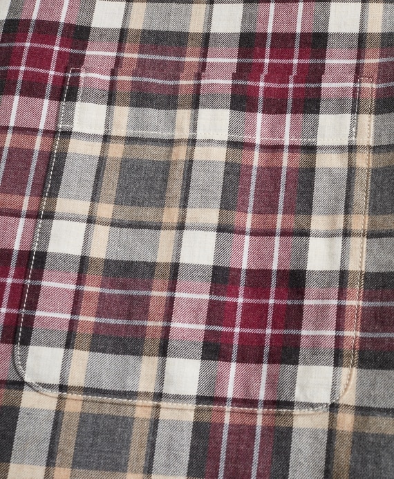 Milano Fit Multi-Plaid Brushed Flannel Sport Shirt