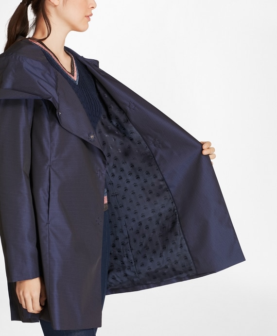 Water-Repellent Dobby Swing Coat