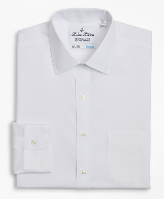Soho Extra-Slim Fit Dress Shirt, Performance Non-Iron with COOLMAX®, Ainsley Collar Twill