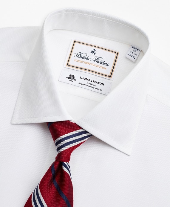 Luxury Collection Regent Fitted Dress Shirt, Franklin Spread Collar Fine Stripe