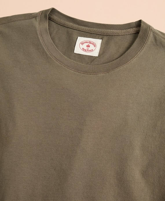 Garment-Dyed Cotton Jersey Long-Sleeve T-Shirt