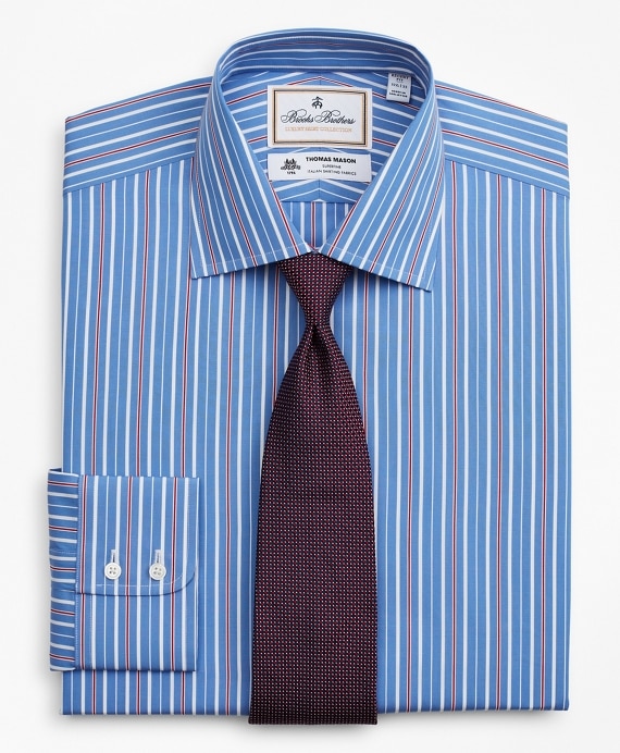 Luxury Collection Regent Fitted Dress Shirt, Franklin Spread Collar Multi-Stripe
