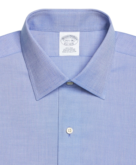 Regent Fitted Dress Shirt, Non-Iron Royal Oxford