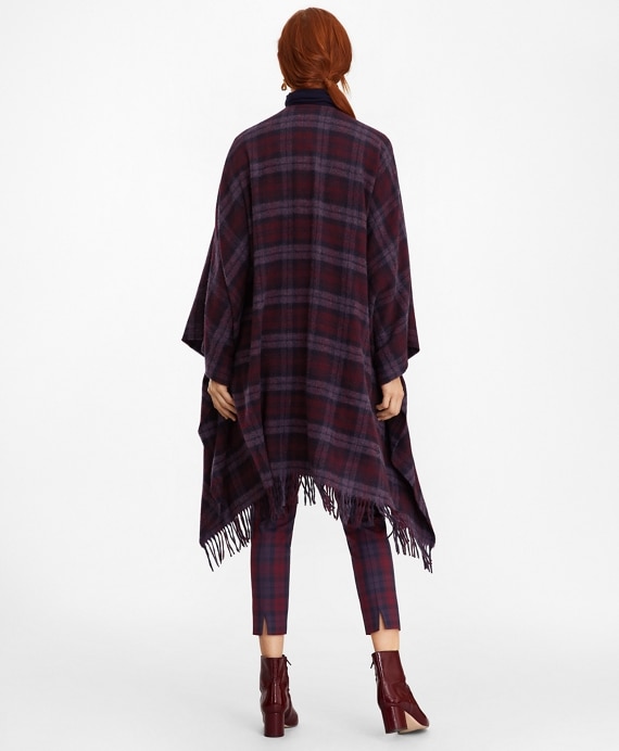 Tartan Wool Ruana