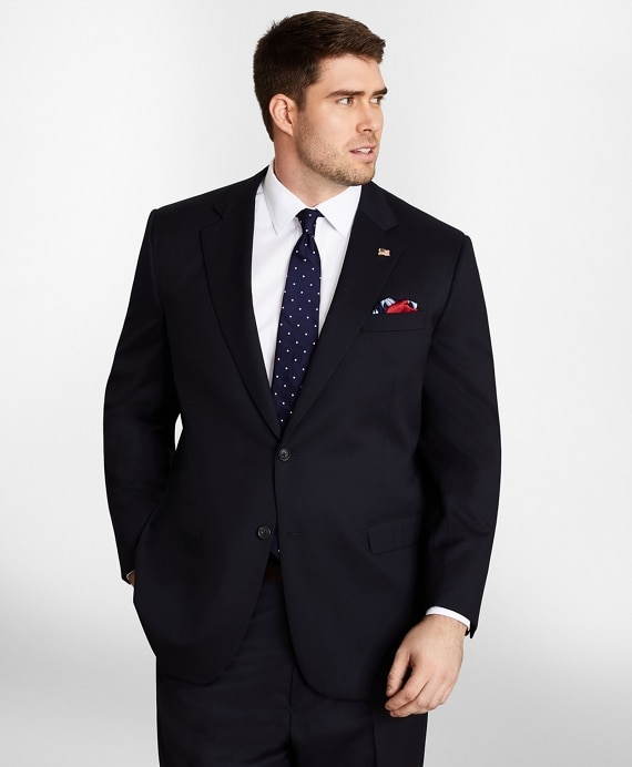 Big & Tall Stretch Wool Two-Button 1818 Suit