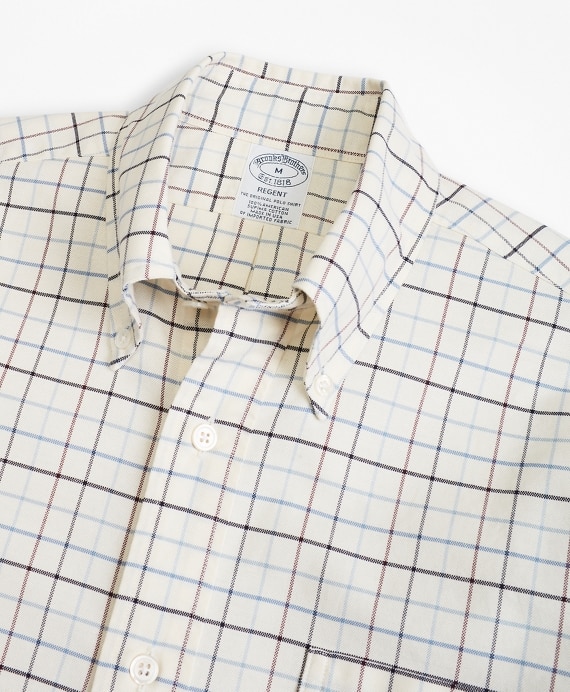 Regent Fit Oxford Windowpane Sport Shirt