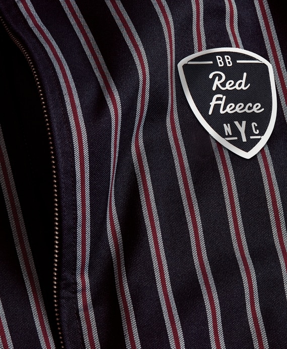 Striped Bomber Jacket