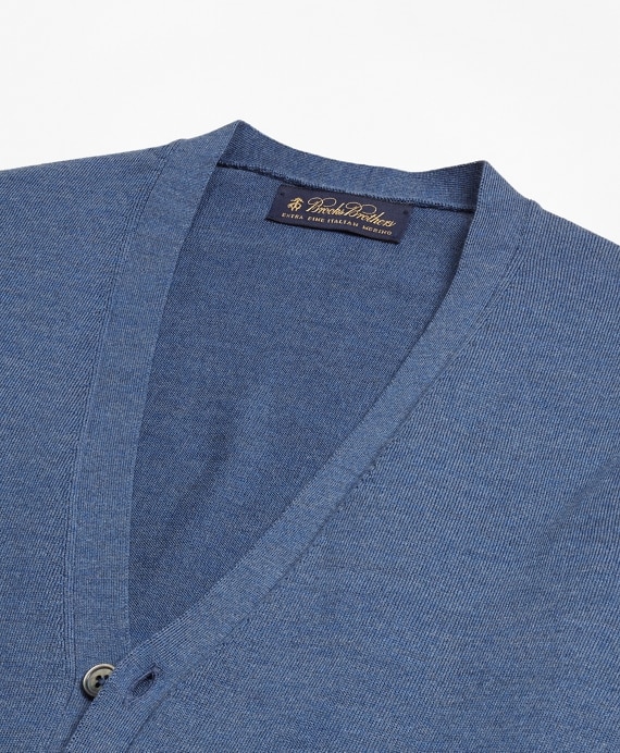 BrooksTech™ Merino Wool Button-Front Cardigan
