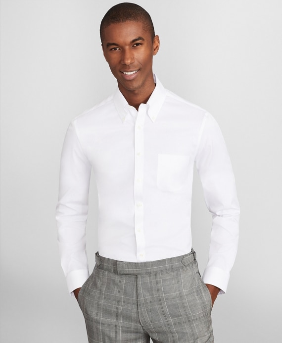 Soho Extra-Slim Fit Dress Shirt, Performance Non-Iron with COOLMAX®, Button-Down Collar Twill