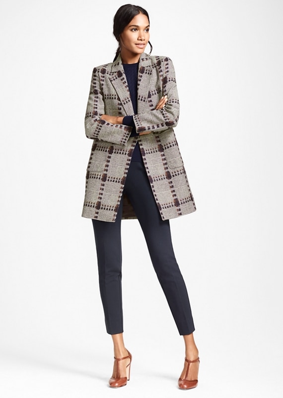 Ponte Knit Ankle Pants