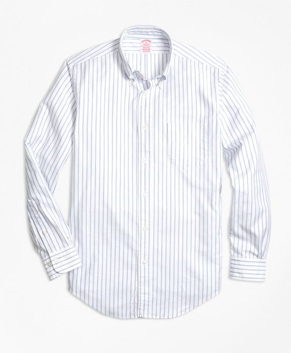 Madison Fit Oxford Small Stripe Sport Shirt