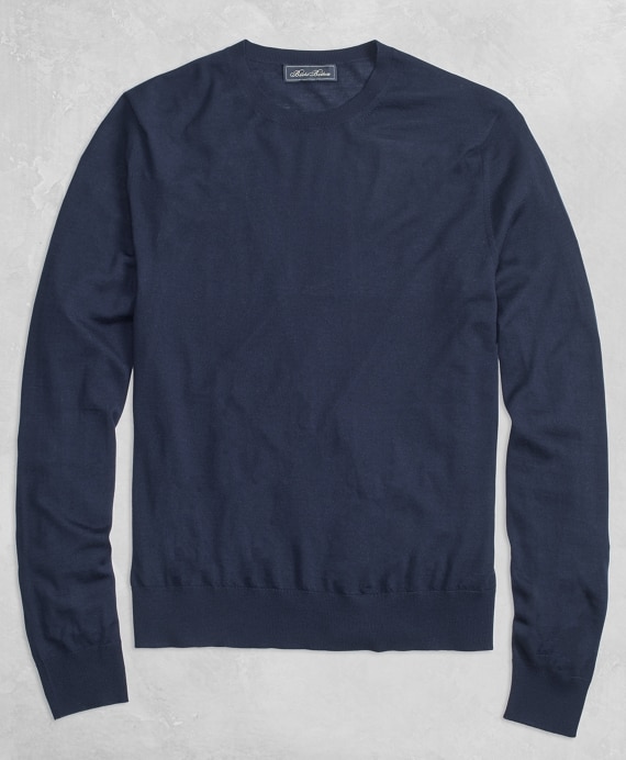 Golden Fleece® 3-D Knit Fine-Gauge Merino Crewneck Sweater