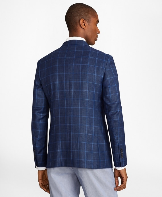Milano Fit Hopsack Windowpane Sport Coat