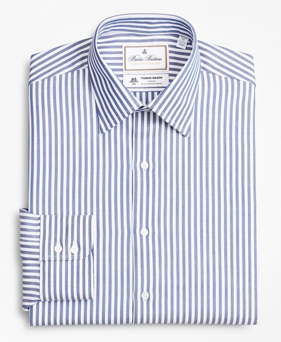 Luxury Collection Regent Fitted Dress Shirt, Franklin Spread Collar Bengal Stripe