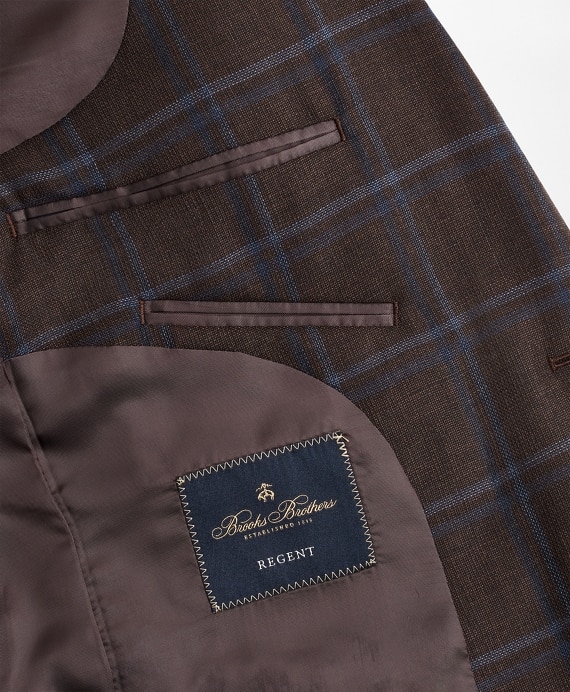 Regent Fit Plaid Sport Coat