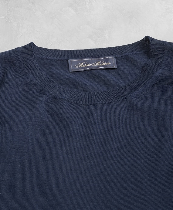 Golden Fleece® 3-D Knit Fine-Gauge Merino Crewneck Sweater