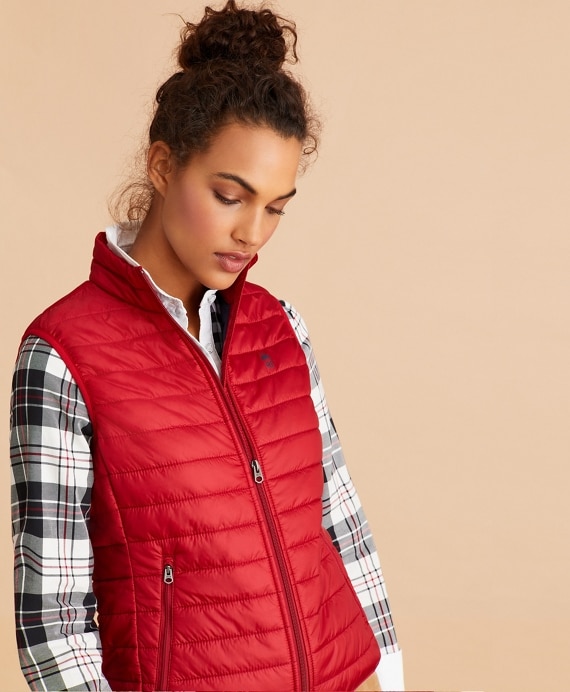 Logo-Graphic Puffer Vest