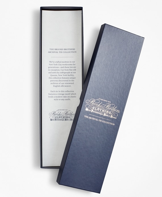 Limited Edition Archival Collection Sail Boat Motif Silk Tie