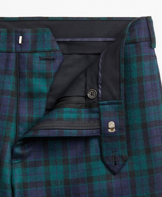 Madison Fit Black Watch Wool Trousers