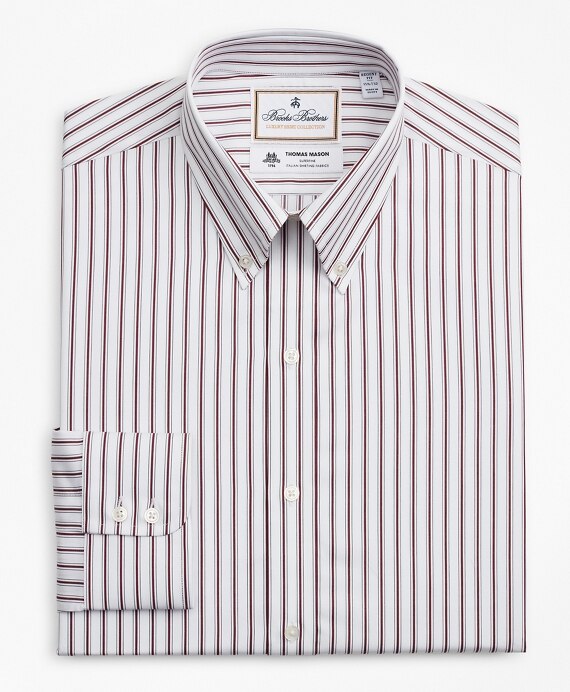 Luxury Collection Regent Fitted Dress Shirt, Button-Down Collar Stripe