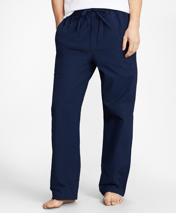 Seersucker Tonal Stripe Lounge Set