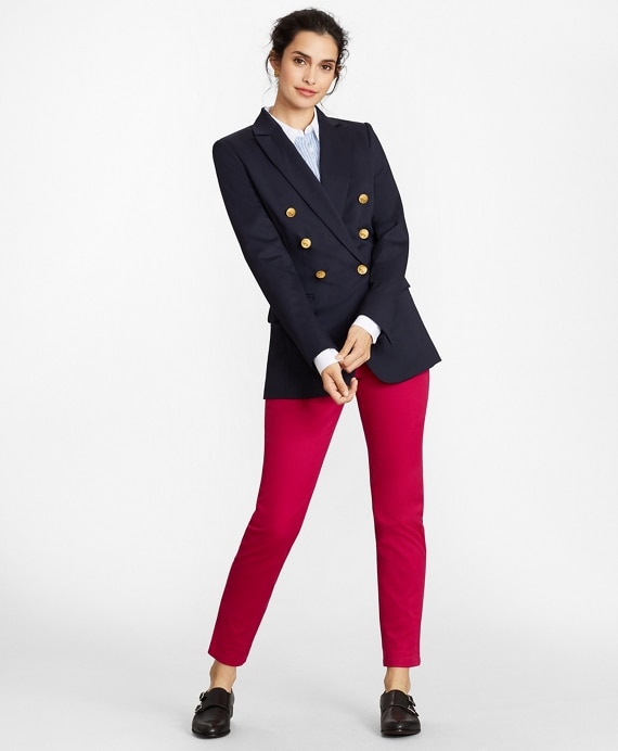 Non-Iron Tailored-Fit Striped Cotton Dobby Shirt