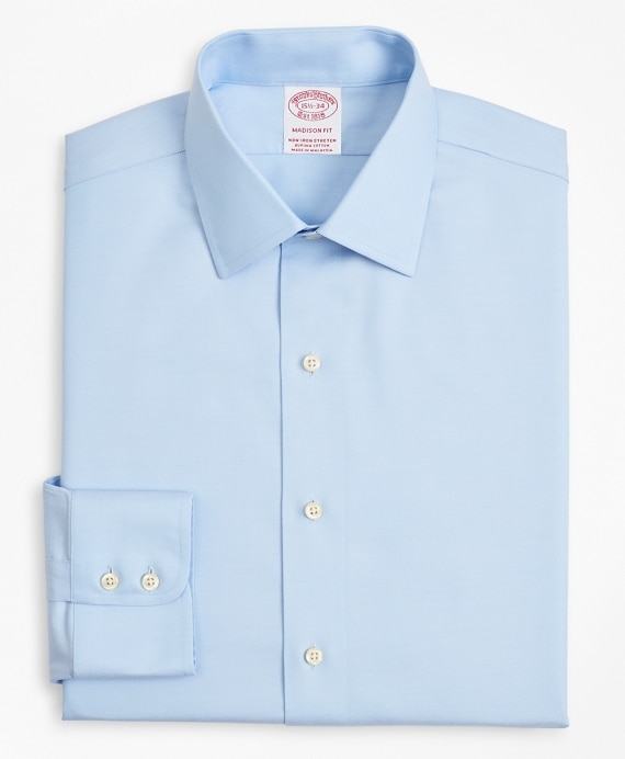 Stretch Madison Classic-Fit Dress Shirt, Non-Iron Twill Ainsley Collar