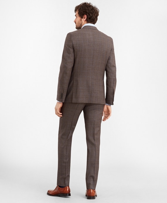 Regent Fit Three-Button Multi-Plaid 1818 Suit