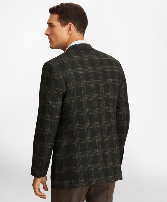 Regent Fit Green Plaid Sport Coat